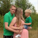 Zwangerschapshoot Patricia met Brian en Owen